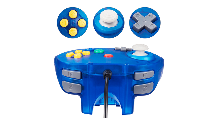 Геймпад Проводной RMC N64 Version 2 Trans-Blue 1.8m - изображение 3
