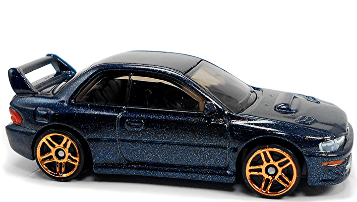 Машинка Базова Hot Wheels '98 Subaru Impreza 22B STi-Version GTB01 J-Imports Dark Blue 1шт - зображення 3