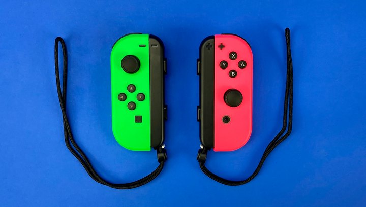 Контроллеры Беспроводной Nintendo Switch Joy-Con Neon Green Neon Pink - Фото 2 Контроллеры Беспроводной Nintendo Switch Joy-Con Neon Green Neon Pink - изображение 2