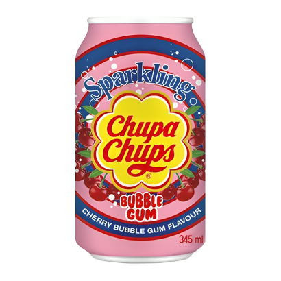 Напій Chupa Chups Bubble Gum Flavour 345ml - Фото 1 Напій Chupa Chups Bubble Gum Flavour 345ml - зображення 1