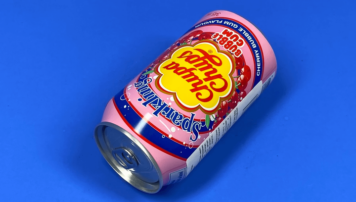 Набір Напій Chupa Chups 12шт Bubble Gum Flavour 345ml - Фото 4 Набір Напій Chupa Chups 12шт Bubble Gum Flavour 345ml - зображення 4