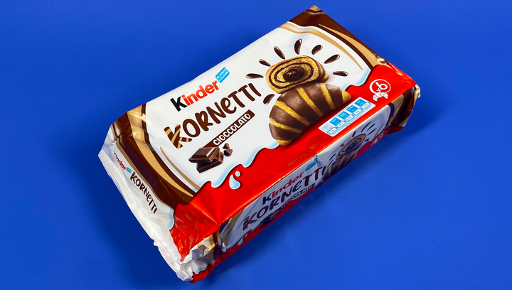 Круасан Kinder Kornetti Шоколад 252g - изображение 2