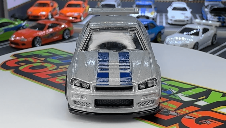 ミニカー Hot Wheels Nissan Skyline GT-R (BNR34) Тематическая Машинка Hot Wheels Nissan Skyline GT-R (BNR34