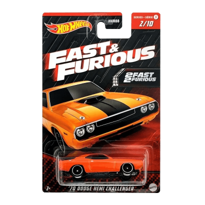 Тематическая Машинка Hot Wheels '70 Dodge Hemi Challenger Fast