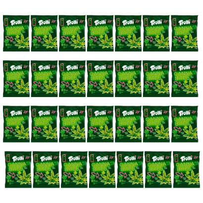 Набор Конфеты Жевательные 28шт Trolli Cannabites 150g - Фото 1 Набор Конфеты Жевательные 28шт Trolli Cannabites 150g - изображение 1