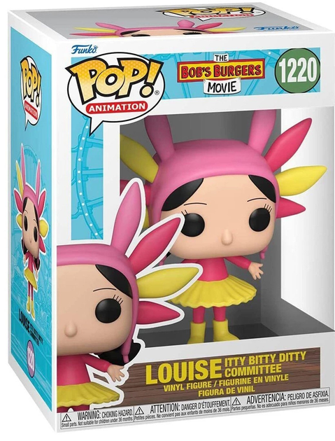Фігурка Funko POP! Animation The Movie Bob's Burgers Louise 1220 (0889698575959) - зображення 1