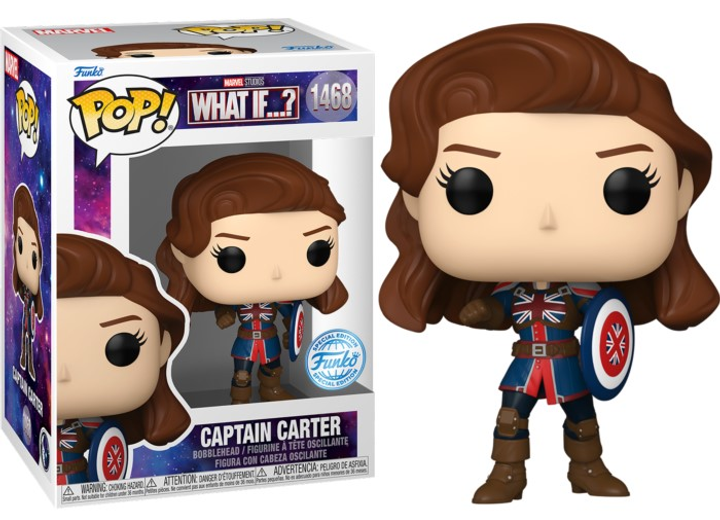 Фігурка Funko POP! Marvel Special Edition What If…? Captain Carter 1468 (0889698680400) - зображення 3