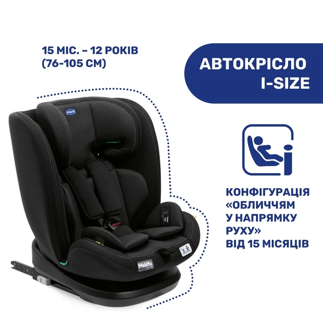 Автокрісло Chicco Mokita i-Size, група 1/2/3 - зображення 2