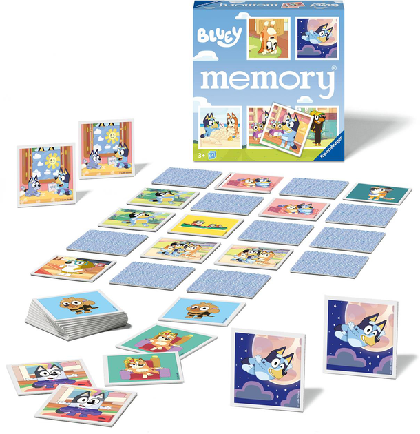 Gra planszowa Ravensburger Memory Bluey (wersja angielska) (4005556226467) - obraz 3