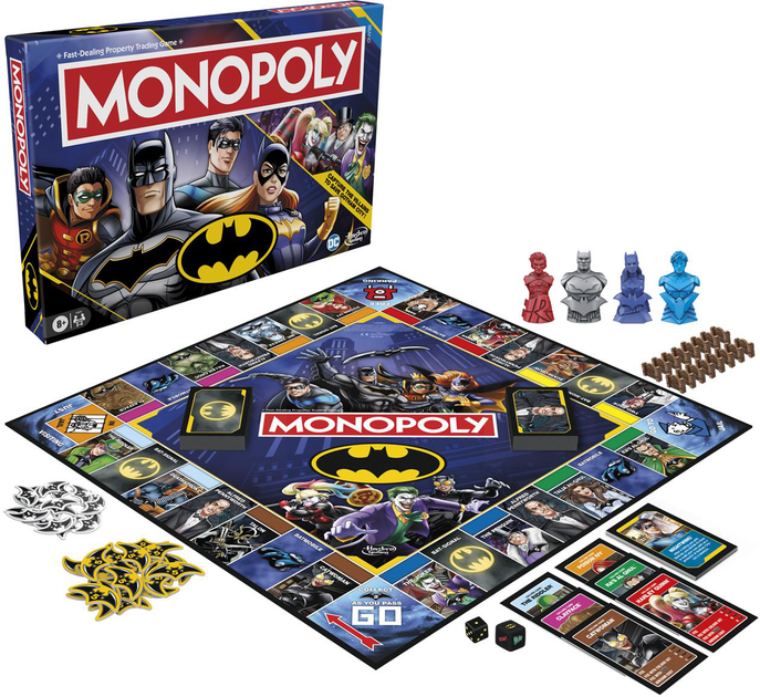 Gra planszowa Hasbro Monopoly DC Batman (wersja grecka) (5010996269317) - obraz 2