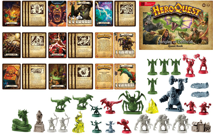 Доповнення до настільної гри Hasbro Heroquest Джунглі Делтраку набір пригод (англійська версія) (5010996227775) - зображення 3