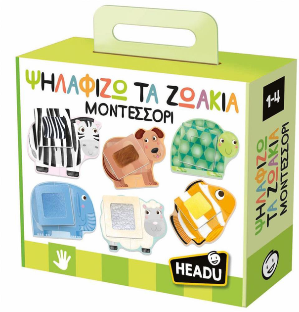 Gra planszowa Headu Cyfryzuj Zwierzęta Montessori (wersja grecka) (8057592355751) - obraz 1