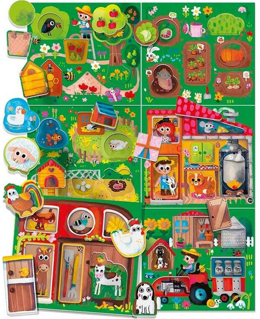 Gra planszowa Headu Radosna Farma Montessori (wersja grecka) (8059591426326) - obraz 2