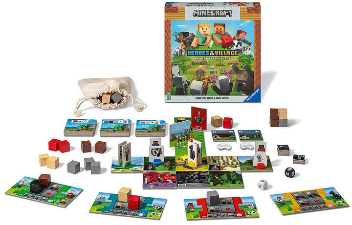 Настільна гра Ravensburger Minecraft герої села (багатомовна версія) (4005556223671) - зображення 2
