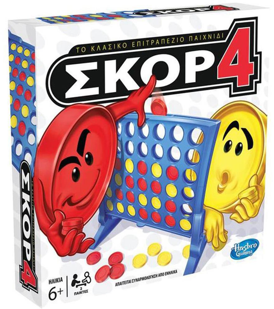Gra planszowa Hasbro Czwórka z rzędu (wersja grecka) (5010993724314) - obraz 1
