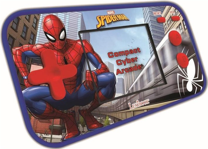 Портативна консоль Lexibook Spider-Man Handheld Console Compact Cyber Arcade 150 в 1 (JL2367SP) - зображення 2
