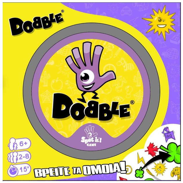 Настільна гра Kaissa Dobble (грецька версія) (3558380117582) - зображення 1