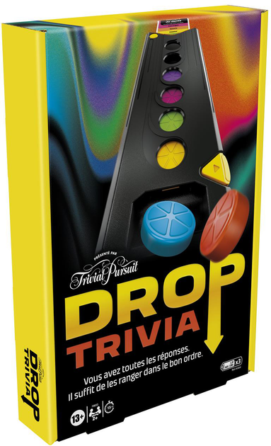 Gra planszowa Hasbro Drop Trivia (wersja grecka) (5010996252494) - obraz 1