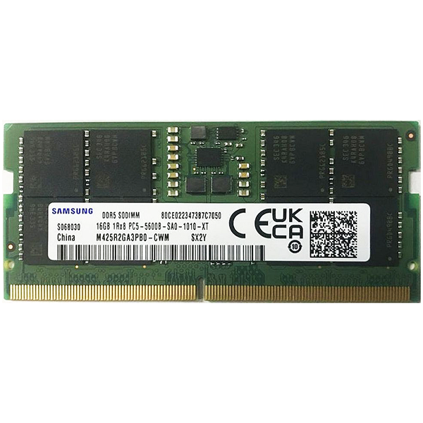 Оперативная память SO-DIMM Samsung 16GB DDR5 5600 MHz