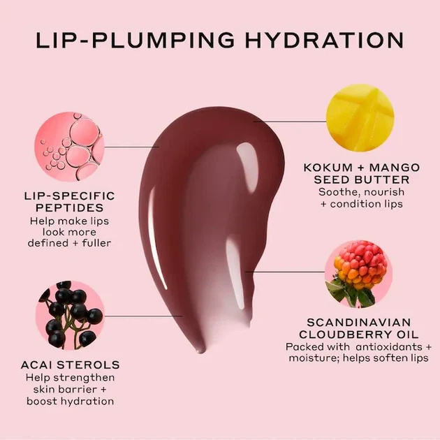 Пептидный бальзам для губ Ole Henriksen Cocoa Crème Pout Preserve Lip Treatment - изображение 2