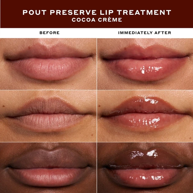 Пептидный бальзам для губ Ole Henriksen Cocoa Crème Pout Preserve Lip Treatment - изображение 3