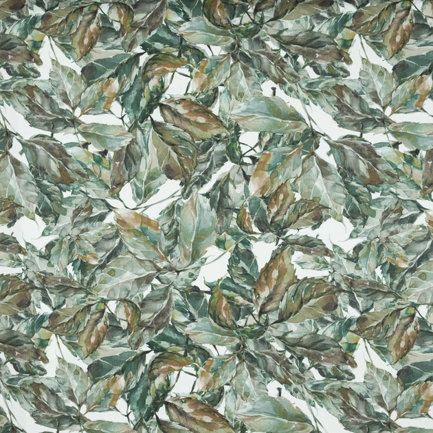 Декоративная ткань Листья цвет т. оливка (212г/м.кв290см пог.м) 160948 - изображение 2