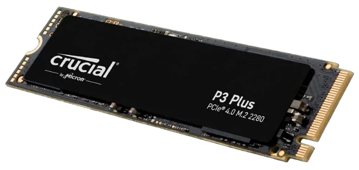 SSD диск Crucial P3 Plus 2TB M.2 2280 NVMe PCIe 4.0 x4 3D NAND QLC (CT2000P3PSSD8) - зображення 3