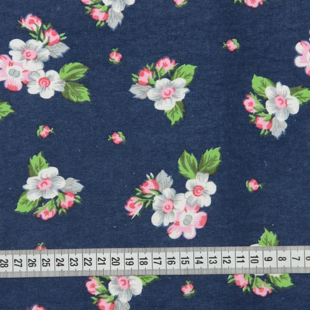 Ткань фланель халатная цветы (150г/м.кв150см пог.м) 175875 - изображение 3