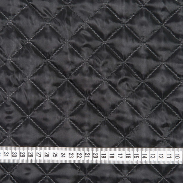 Синтепон 100g термопай 3см*3см з підкладкою 190т чорний (130г/м.кв150см пог.м) 186878 - зображення 3