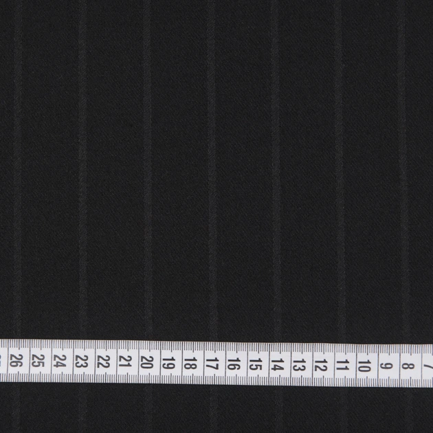 Тканина костюмна фланель Аляска чорна (260г/м.кв140см пог.м) 188683 - зображення 3