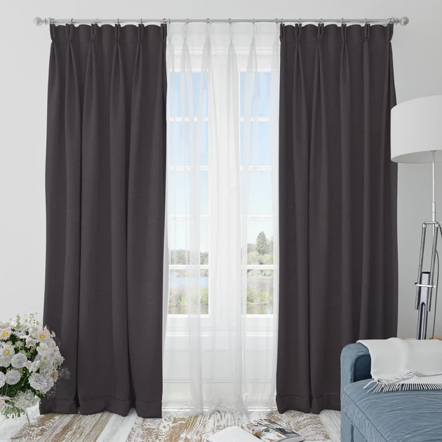 Ткань блекаут /BLACKOUT цвет какао (224г/м.кв280см пог.м) 128718 - изображение 4