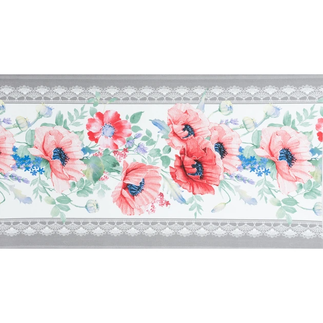 Ткань дорожка столовая маки (210г/м.кв50см пог.м) 153593 - изображение 2