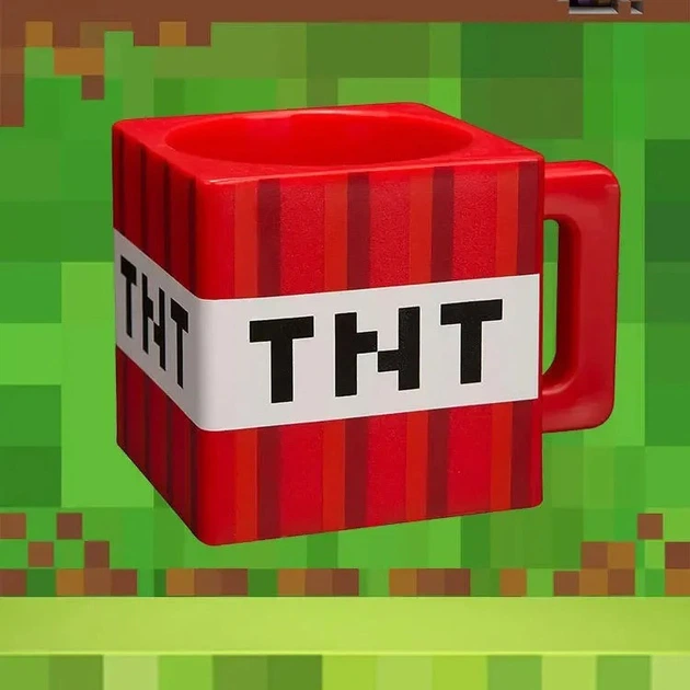 Чашка подарочная в коробке с героями игры minecraft 230мл пластиковые 3D кружки майнкрафт в подарок геймеру - изображение 5