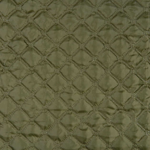Синтепон 100g термопай 3см*3см с подкладкой 190т хаки (155г/м.кв150см пог.м) 181623 - изображение 2
