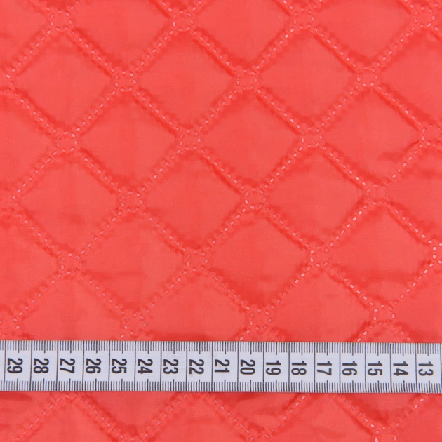 Синтепон 100g термопай 3см*3см с подкладкой 190т алый (155г/м.кв150см пог.м) 181619 - изображение 3