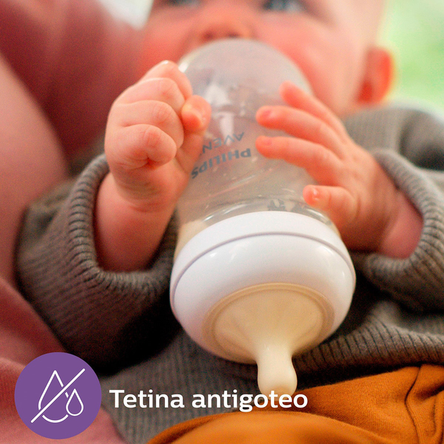 Набір пляшечок для годування Philips Avent Natural Response Cristal з соскою 3 шт (8710103990727) - зображення 9
