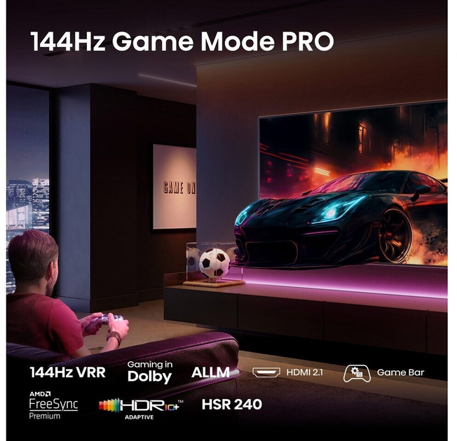Телевізор Hisense QLED 55" 55E77Q PRO (6942351416762) - зображення 17