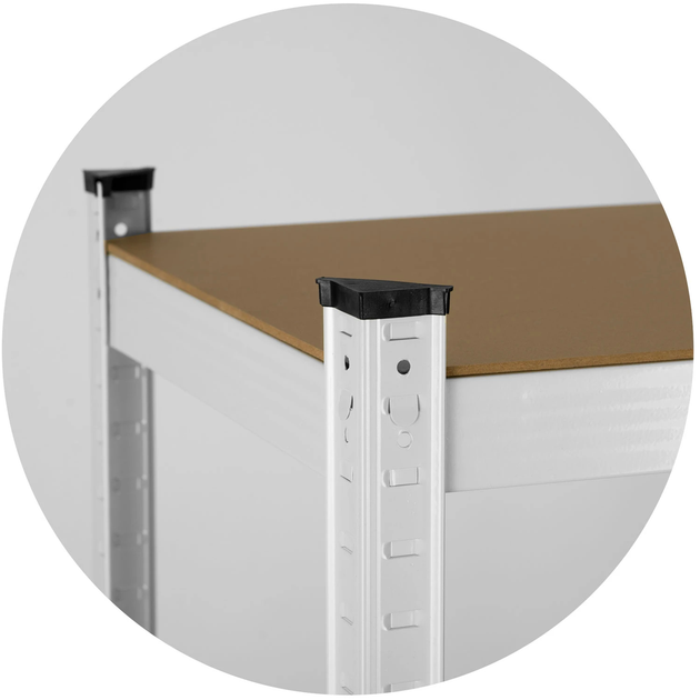 Regał magazynowy Humberg 4841 150 x 75 x 30 cm (5908220477716) - obraz 4