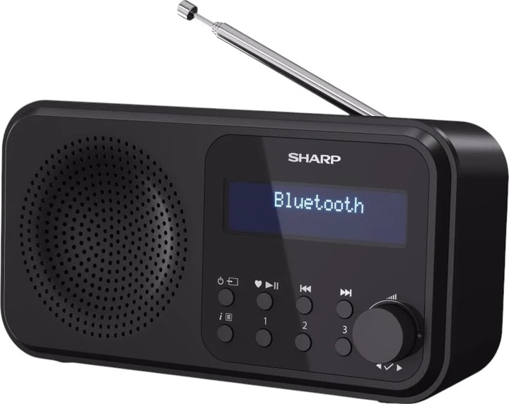 Radio Sharp Tokyo Portable Digital FM Radio Black Midnight (4974019204413) - obraz 2