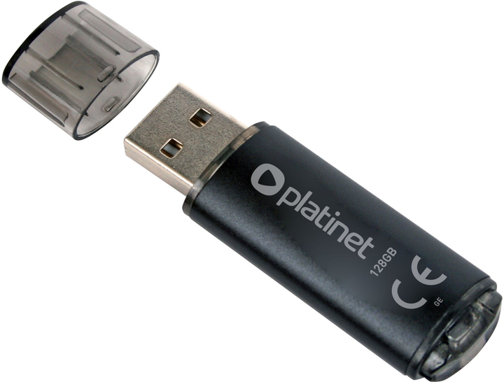Pendrive Platinet X-Depo 128GB USB 2.0 Black (PMFE128) - obraz 1