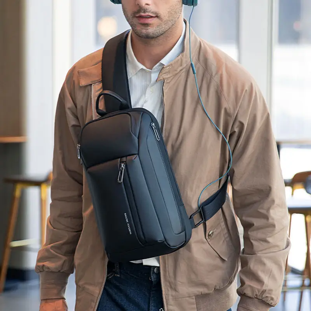 Сумка з одною лямкою Mark Ryden Brad MR7808 Black - Фото 5 Сумка з одною лямкою Mark Ryden Brad MR7808 Black - зображення 5