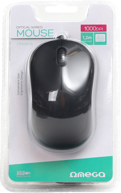 Mysz Omega OM-09VB USB Black (5907595455954) - obraz 4
