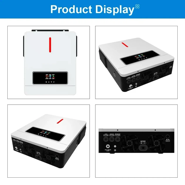 Гібридний інвертор Daxtromn AGH-6.2KW, 48 В, 120 А, 6200 Вт - Фото 12 Гібридний інвертор Daxtromn AGH-6.2KW, 48 В, 120 А, 6200 Вт - зображення 12