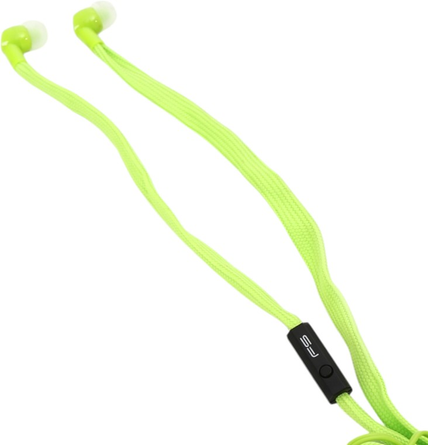 Słuchawki Freestyle Shoelace In-Ear Earphones + Mic Green (FH2112G) - obraz 2