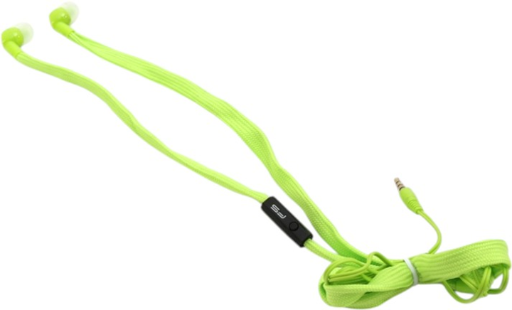 Słuchawki Freestyle Shoelace In-Ear Earphones + Mic Green (FH2112G) - obraz 3