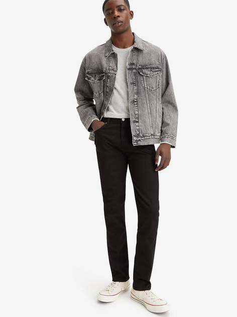 Джинси Slim fit чоловічі Levi's 511 Slim 04511-1507 32-34 Чорні (5415313924830) - зображення 3