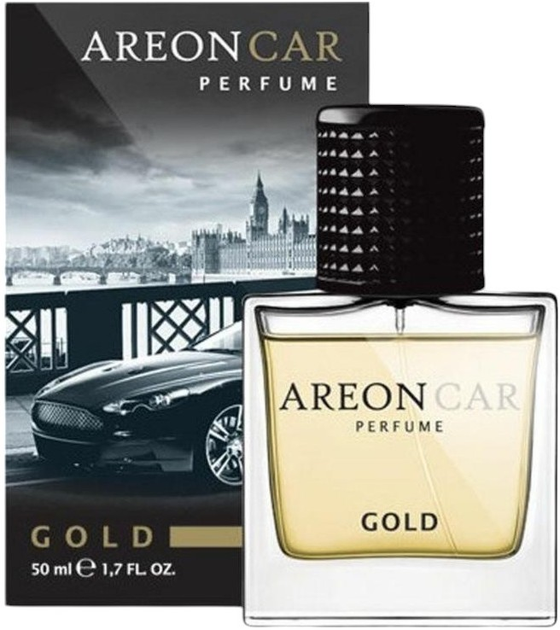 Парфуми для автомобіля Areon Gold 50 мл (3800034963251) - зображення 1
