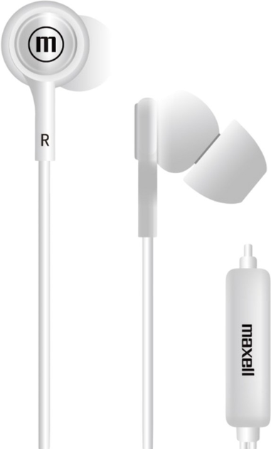 Słuchawki Maxell Tips Earphones White (MXSEBTMBW) - obraz 1
