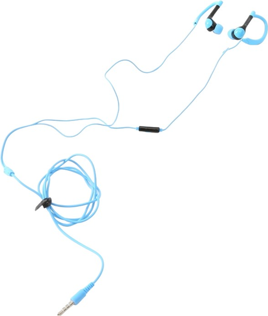 Навушники Platinet Sport Earphones Blue (PM1072BL) - зображення 3