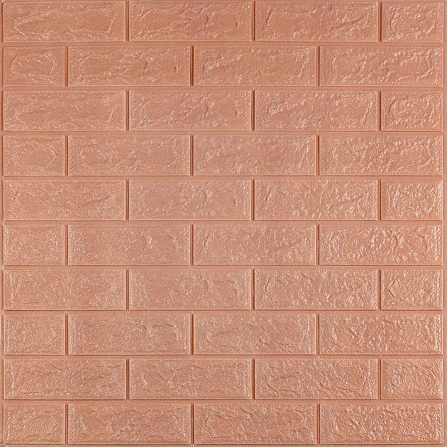 3D панель самоклеящийся кирпич Пудровый 700х770х5мм SW-00001801 Sticker Wall - изображение 1